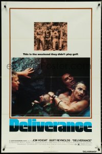 5r0422 DELIVERANCE 1sh 1972 Jon Voight, Burt Reynolds, Ned Beatty, John Boorman classic!
