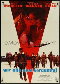 5r0236 WAR LOVER German 1963 Steve McQueen, Robert Wagner, Shirley Anne Field, dramatic art!