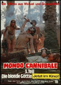 5r0240 WHITE CANNIBAL QUEEN German 1980 Jess Franco, completely different, wild image!