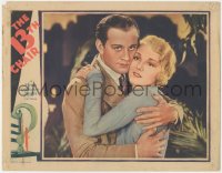 5r1113 13TH CHAIR LC 1929 Tod Browning, best close up of Conrad Nagel & Leila Hyams, ultra rare!