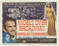 5r1020 ANGELS OVER BROADWAY TC 1940 sexy full-length Rita Hayworth, Douglas Fairbanks Jr.
