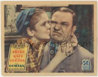 5r1169 BOWERY LC 1933 best close up of cute Jackie Cooper kissing Wallace Beery on the cheek, rare!
