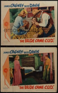 5r1685 BRIDE CAME C.O.D. 2 LCs 1941 James Cagney sneaks into Bette Davis' bedroom & is attended to!
