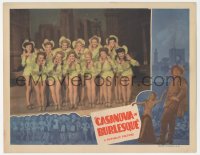 5r1184 CASANOVA IN BURLESQUE LC 1944 Dale Evans & sexy cowgirls in skimpy outfits in the city!