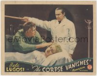 5r1196 CORPSE VANISHES LC 1942 Bela Lugosi orders assistant to get away from Elizabeth Russell, rare!