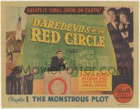 5r1034 DAREDEVILS OF THE RED CIRCLE chapter 1 TC 1939 Bruce Bennett, serial, Monstrous Plot, rare!