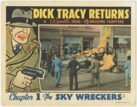 5r1211 DICK TRACY RETURNS chapter 1 LC 1938 Chester Gould, The Sky Wreckers, full-color, very rare!
