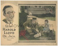 5r1218 DR. JACK LC 1922 doctor Harold Lloyd says girl's doll has inflammation of the sawdust, rare!