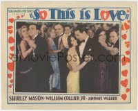 5r1429 SO THIS IS LOVE LC 1928 Shirley Mason & William Collier Jr. dancing, Frank Capra, very rare!
