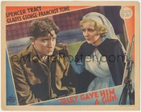 5r1461 THEY GAVE HIM A GUN LC 1937 pretty nurse Gladys George consoles Spencer Tracy, very rare!
