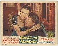 5r1531 WINGS OF THE MORNING LC #2 R1946 close up of beautiful Annabella hugging D.J. Williams, rare!