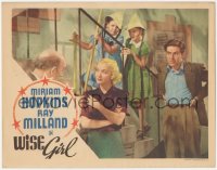 5r1534 WISE GIRL LC 1937 Ray Milland & his two nieces watch Miriam Hopkins talk to Alec Craig!