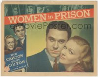 5r1538 WOMEN IN PRISON LC 1938 best portrait of Wyn Cahoon & Scott Colton, cool border art, rare!