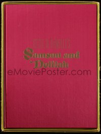 5r0142 SAMSON & DELILAH hardcover deluxe souvenir program book 1949 Cecil B. DeMille, ultra rare!