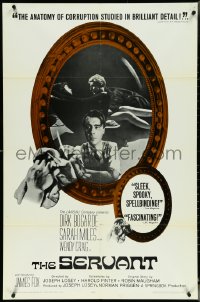 5r0860 SERVANT 1sh 1964 Dirk Bogarde, written by Harold Pinter, directed by Joseph Losey!