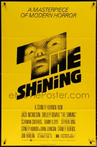 5r0867 SHINING NSS style 1sh 1980 Stephen King & Stanley Kubrick, iconic art by Saul Bass!