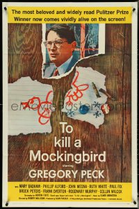 5r0951 TO KILL A MOCKINGBIRD 1sh 1963 Gregory Peck classic, from Harper Lee's famous novel!
