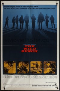5r0999 WILD BUNCH 1sh 1969 Sam Peckinpah cowboy classic, William Holden & Ernest Borgnine