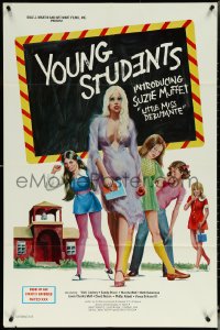 5r1013 YOUNG STUDENTS 1sh 1977 art of sexy teacher Little Miss Debutante Suzie Muffet and students!