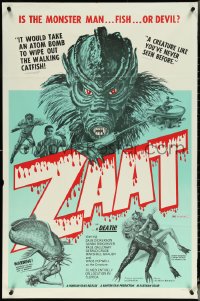 5r1014 ZAAT 1sh 1972 wild horror images, is the monster man, fish, or devil?