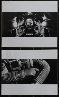 5r1914 2001: A SPACE ODYSSEY 4 8x10 stills 1968 Kubrick, Lockwood & Dullea, three in Cinerama format!