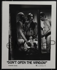 5r1891 DON'T OPEN THE WINDOW 6 8x10 stills 1976 they tampered with nature, now they pay the price!