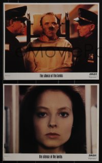 5r1886 SILENCE OF THE LAMBS 7 8x10 mini LCs 1991 Jonathan Demme, Jodie Foster, Ted Levine!