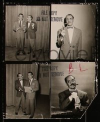 5r1923 YOU BET YOUR LIFE 4 TV contact sheet stills 1950s You Bet Your Life, Fenneman, Grant's Tomb!