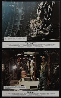 5r1741 ALIEN 4 color English FOH LCs 1979 Ridley Scott sci-fi monster classic, ultra rare!
