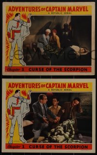 5r1671 ADVENTURES OF CAPTAIN MARVEL 3 chapter 1 LCs 1941 Curse of the Scorpion, full-color!