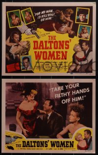 5r1572 DALTONS' WOMEN 8 LCs 1950 Neal, bad girl Pamela Blake would kill for her man, great images!