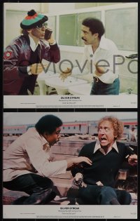 5r1618 SILVER STREAK 8 color 11x14 stills 1976 wacky Gene Wilder, Richard Pryor & Jill Clayburgh!