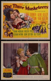 5r1624 THREE MUSKETEERS 8 LCs 1948 Lana Turner as the wicked Lady De Winter caught in her own trap!