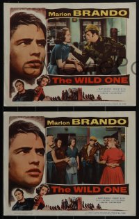 5r1633 WILD ONE 8 LCs 1953 Laszlo Benedek, images of Marlon Brando, Murphy!