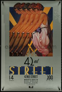 5s0122 42nd STREET 24x36 video poster R1981 Dick Powell, Ginger Rogers, Bebe Daniels, Ruby Keeler, Baxter