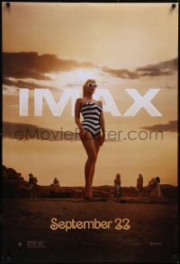 5s0818 BARBIE IMAX teaser DS 1sh 2023 wild image of sexy giant Margot Robbie in title role!