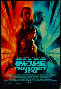 5s0831 BLADE RUNNER 2049 advance DS 1sh 2017 great montage image with Harrison Ford & Ryan Gosling!
