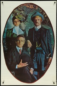 5s0197 BUTCH CASSIDY & THE SUNDANCE KID 27x41 commercial poster 1970s Newman, Redford, Ross!
