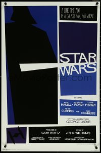 5s0206 STAR WARS 23x34 commercial poster 2009 Lucas sci-fi epic, art by Russell Walks!
