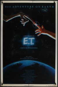 5s0869 E.T. THE EXTRA TERRESTRIAL NSS style 1sh 1982 Steven Spielberg classic, John Alvin art!