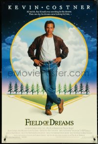 5s0890 FIELD OF DREAMS DS 1sh 1989 Kevin Costner baseball classic, if you build it, they will come