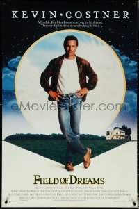 5s0891 FIELD OF DREAMS int'l 1sh 1989 Kevin Costner baseball, if you build it, they will come, rare!