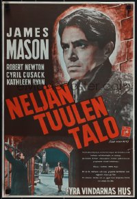 5s0082 ODD MAN OUT Finnish 1947 James Mason is a man on the run, directed by Carol Reed!