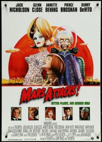 5s0355 MARS ATTACKS! German 1997 directed by Tim Burton, wacky invaders from space!