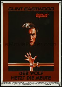 5s0381 TIGHTROPE German 1985 Clint Eastwood is a cop on the edge, cool handcuff image!