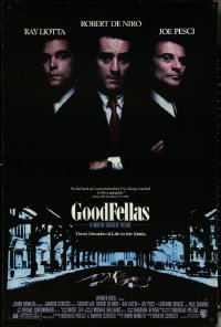 5s0911 GOODFELLAS DS 1sh 1990 Robert De Niro, Joe Pesci, Ray Liotta, Martin Scorsese classic!