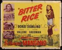 5s0428 BITTER RICE 1/2sh 1950 great images of Raf Vallone, Doris Dowling, seductive Silvana Mangano!