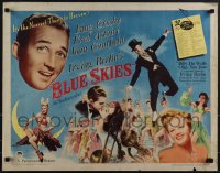 5s0431 BLUE SKIES style A 1/2sh 1946 Fred Astaire, Bing Crosby, Joan Caulfield, Irving Berlin!