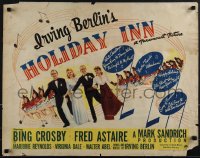 5s0439 HOLIDAY INN style A 1/2sh 1942 Crosby, Reynolds & Astaire, Irving Berlin classic, ultra rare!