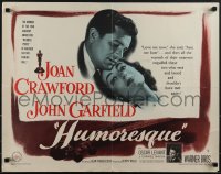 5s0442 HUMORESQUE style B 1/2sh 1946 Joan Crawford is a woman w/ a heart she can't control, rare!